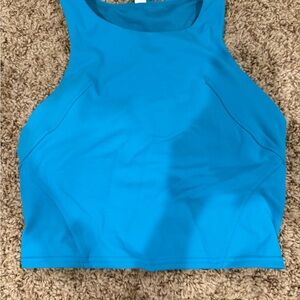 Lululemon Invigorate training tank turquoise tide size 6